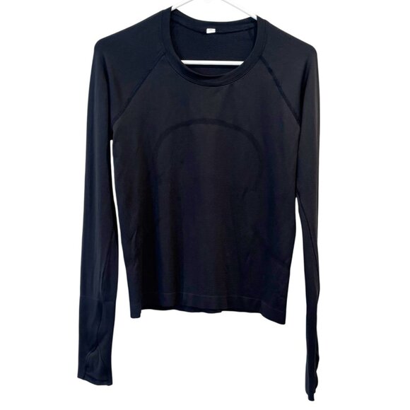 Lululemon Tech Long Sleeve Shirt 2.0 Waist Length Size 8 - Picture 2 of 8